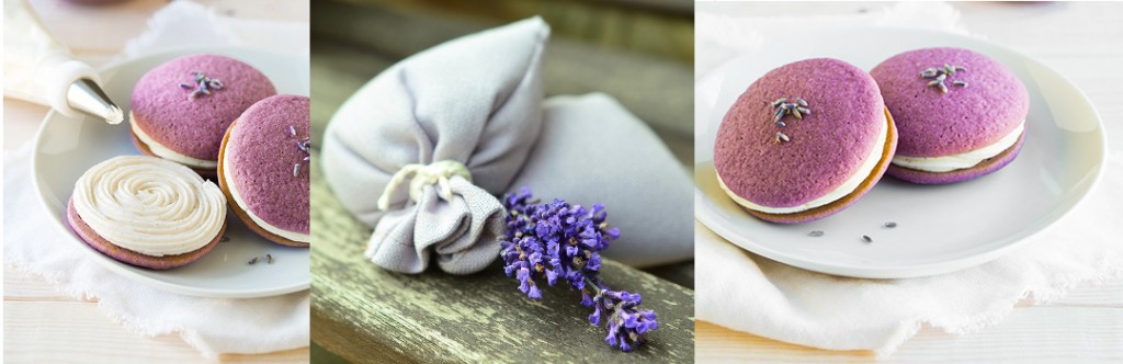 lavender whoopie pies