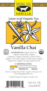 vanilla chai tea