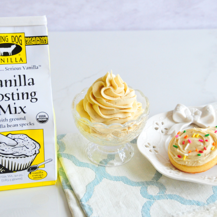 Organic Vanilla Frosting Mix (3-Pack) | Singing Dog Vanilla Frosting