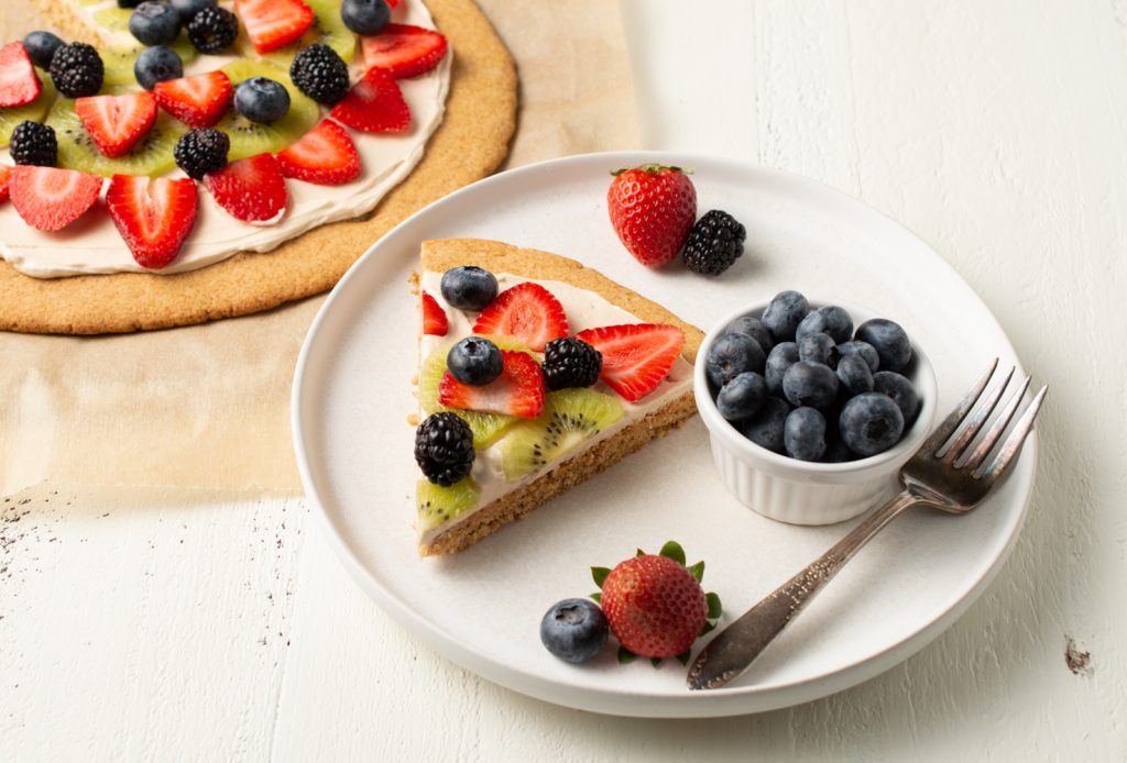 Vanilla Cookie Pizza