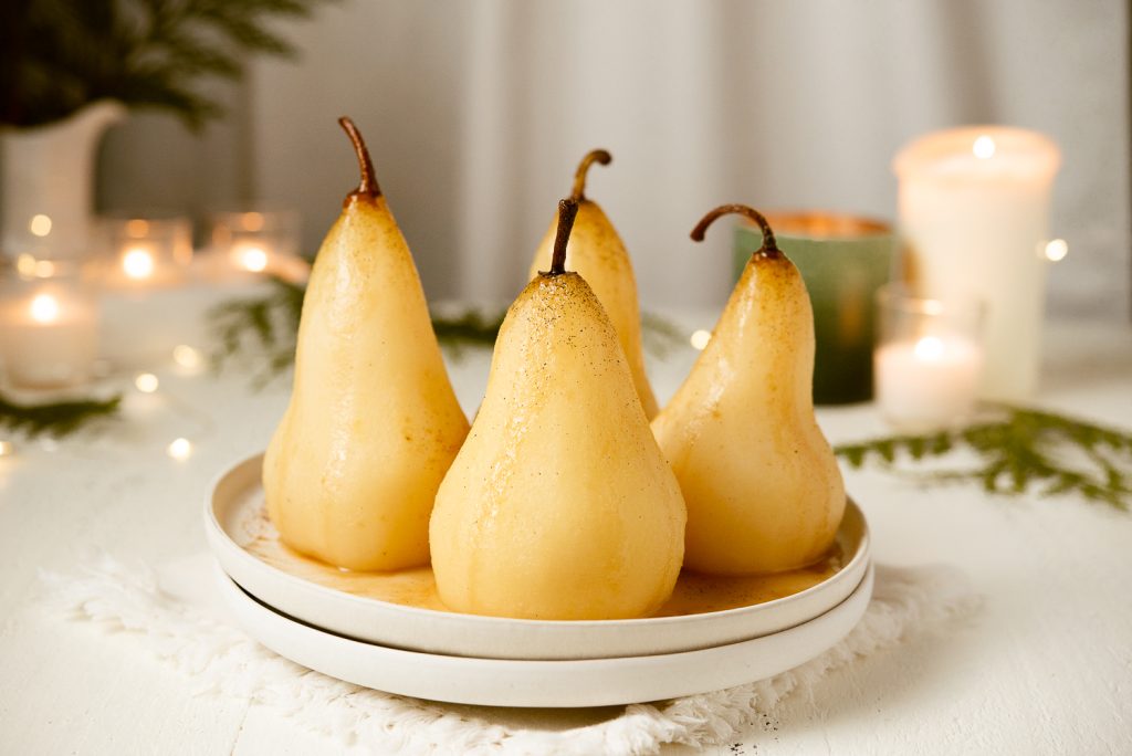 Singing Dog Vanilla Poached Pears