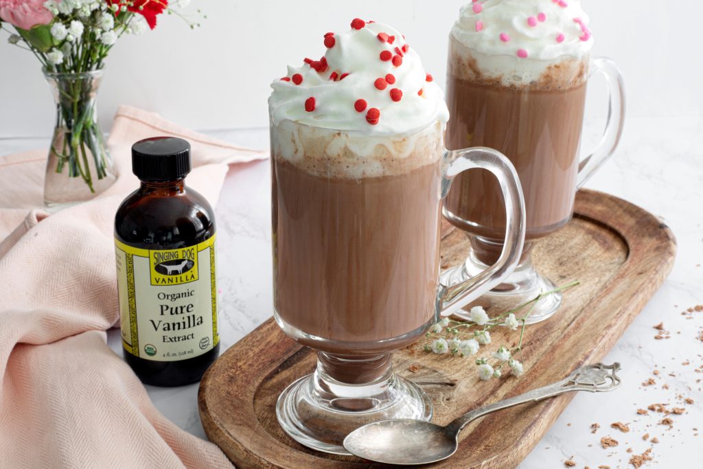 Boozy Hot Chocolate with Singing Dog Vanilla