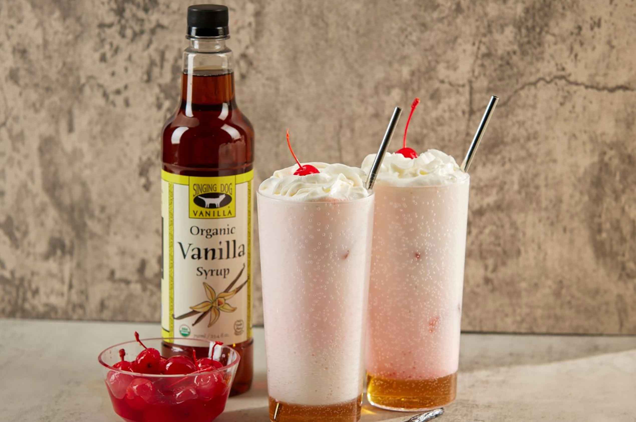 Singing Dog Vanilla’s newest product, Organic Vanilla Syrup, opens a wide range of beverage and baking options for vanilla enthusiasts